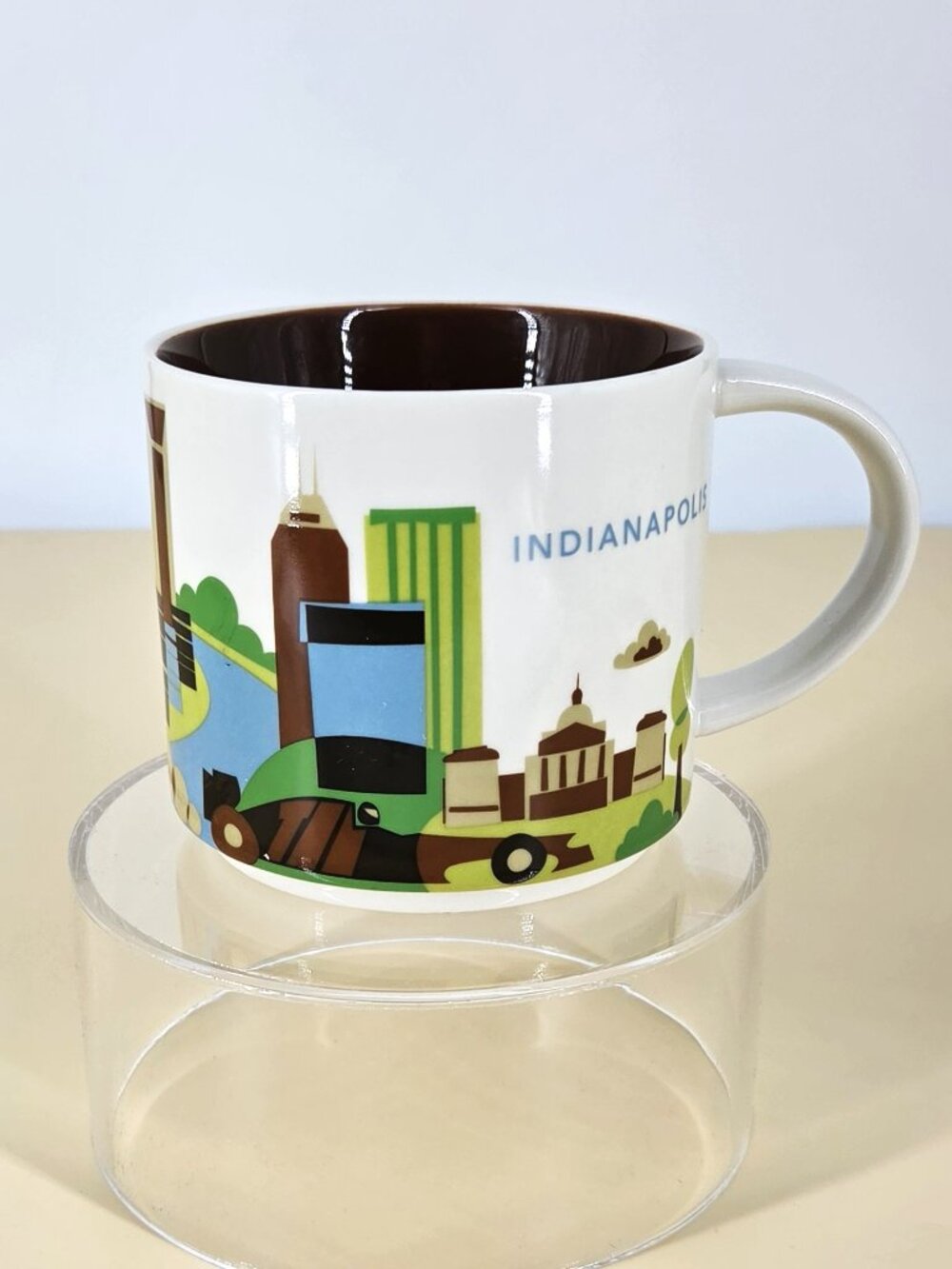 Starbucks 2016 Indianapolis Skyline "You Are Here Collection" Ceramic Coffee Mug